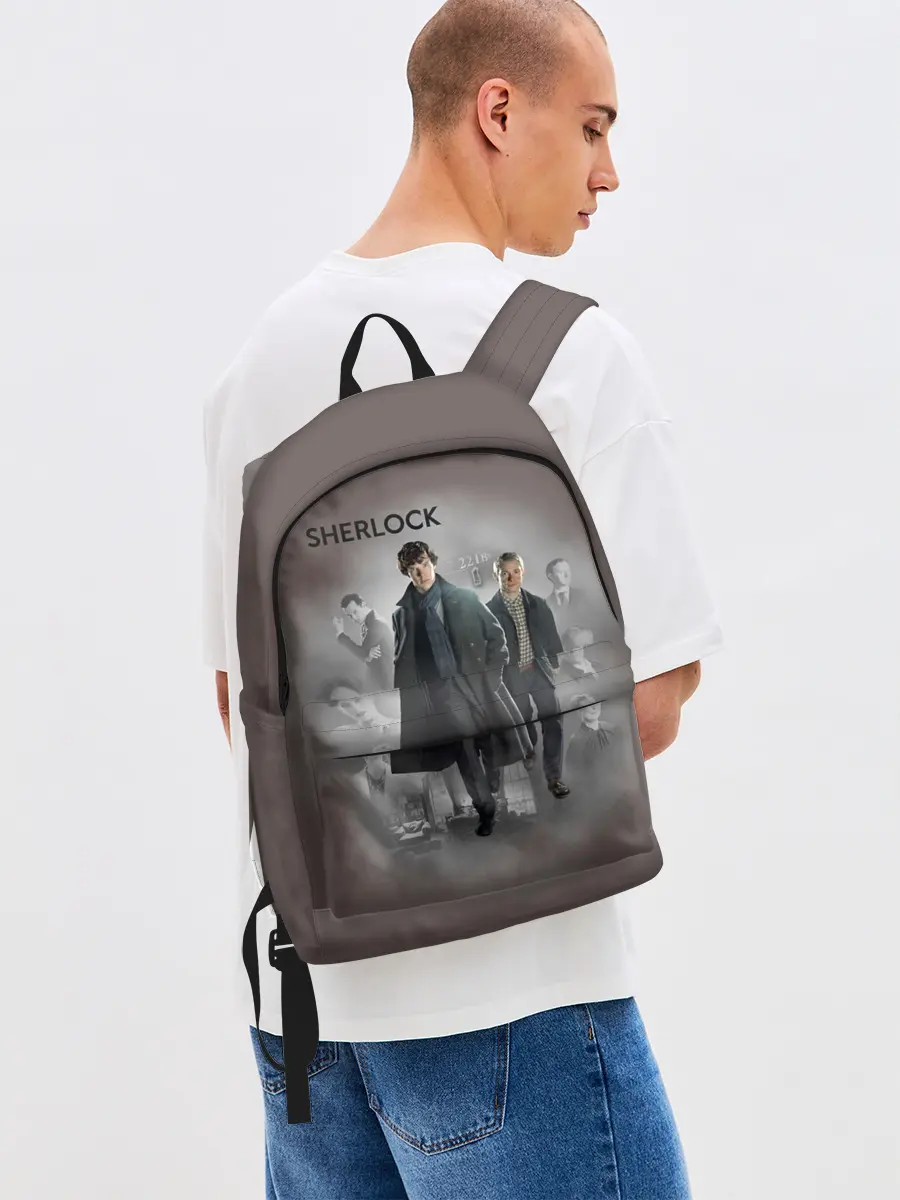 Рюкзак джинсовый / SHERLOCK | ШЕРЛОК