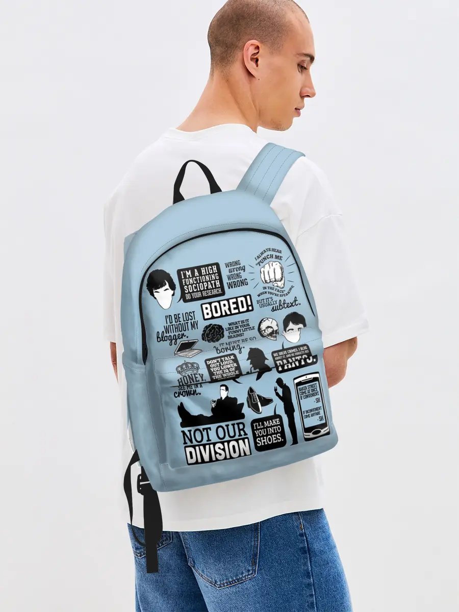 Рюкзак джинсовый / Sherlock