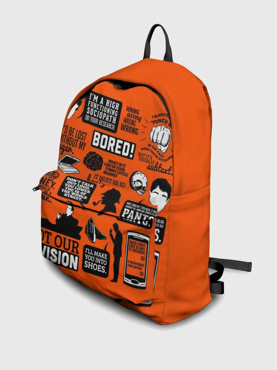 Рюкзак джинсовый / Sherlock