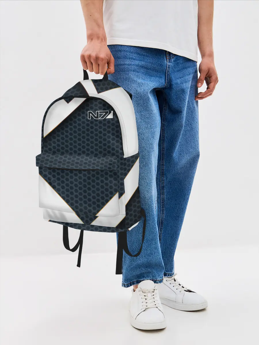 Рюкзак джинсовый / Mass Effect N7