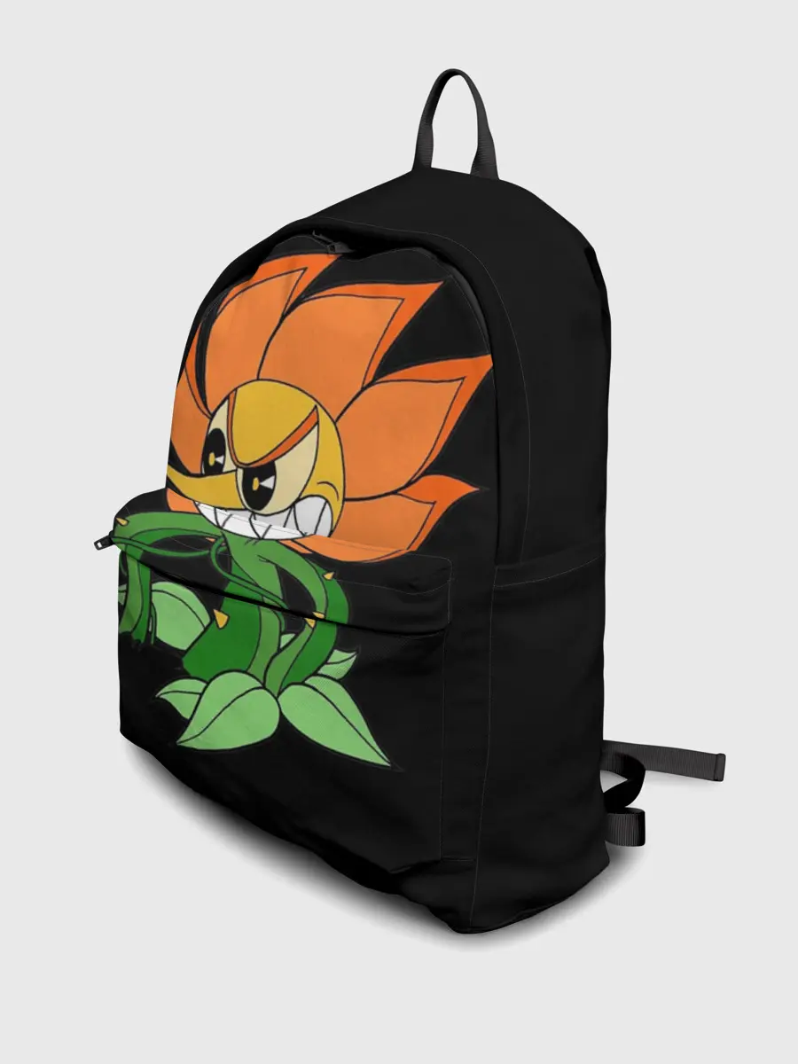 Рюкзак джинсовый / Cuphead - Кэгни Гвоздика