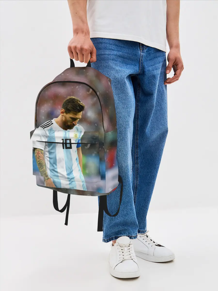 Рюкзак джинсовый / Месси Аргентина