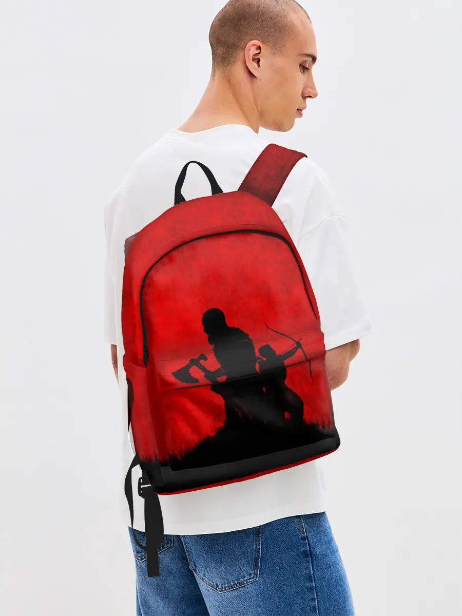 Рюкзак джинсовый / God of War