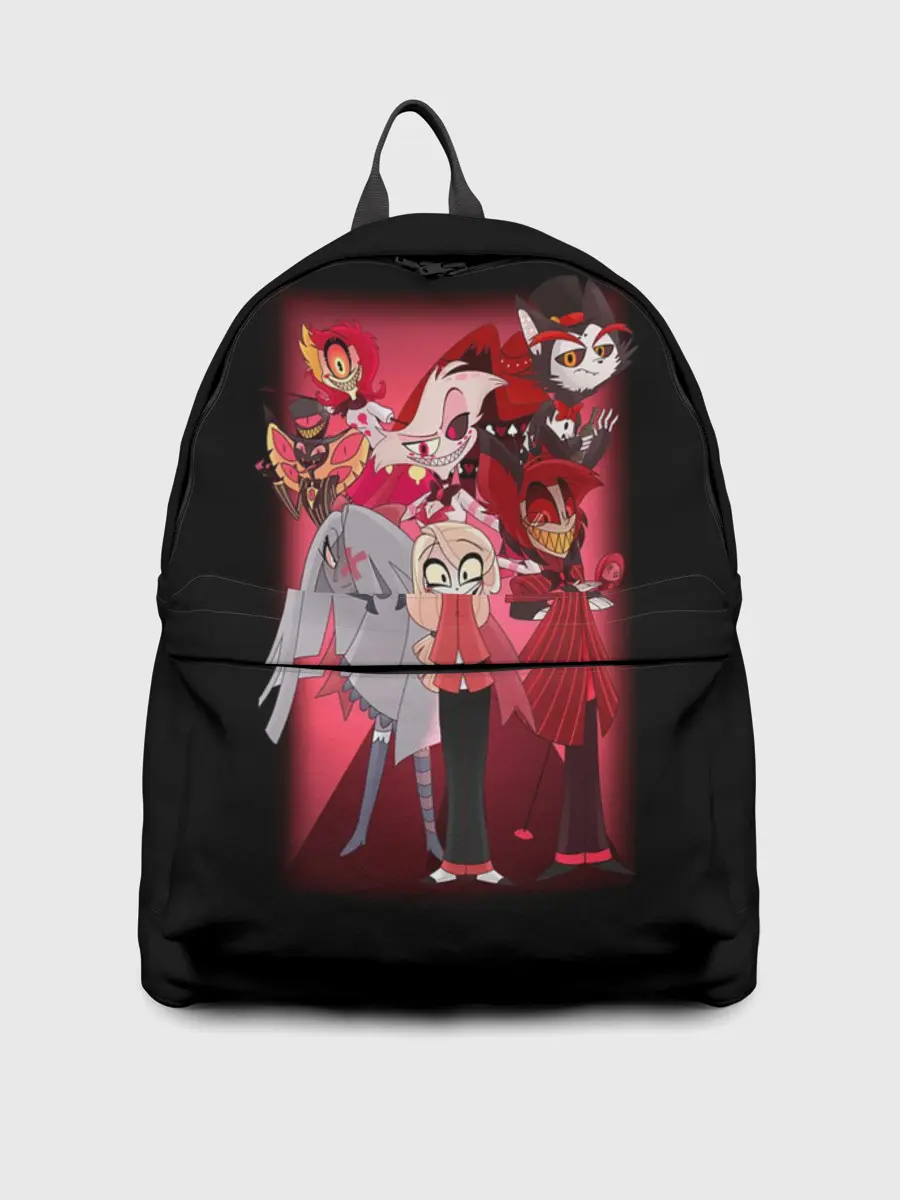 Рюкзак джинсовый / Hazbin Hotel