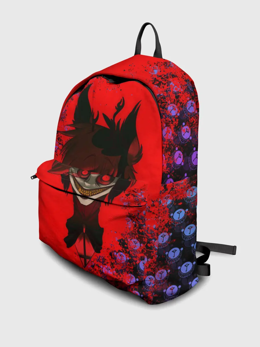 Рюкзак джинсовый / Hazbin Hotel Alastor