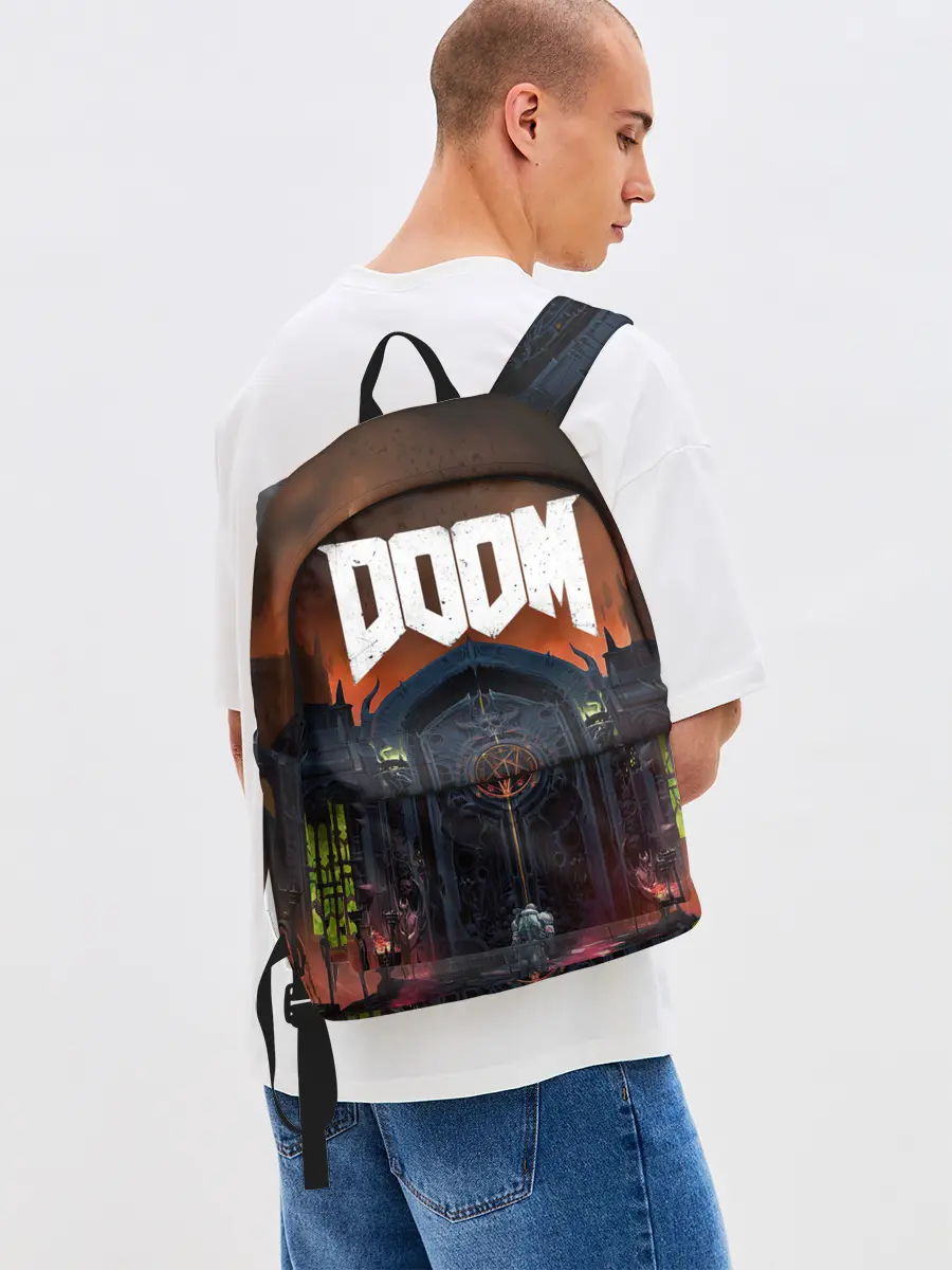 Рюкзак джинсовый / DOOM - Hellgate