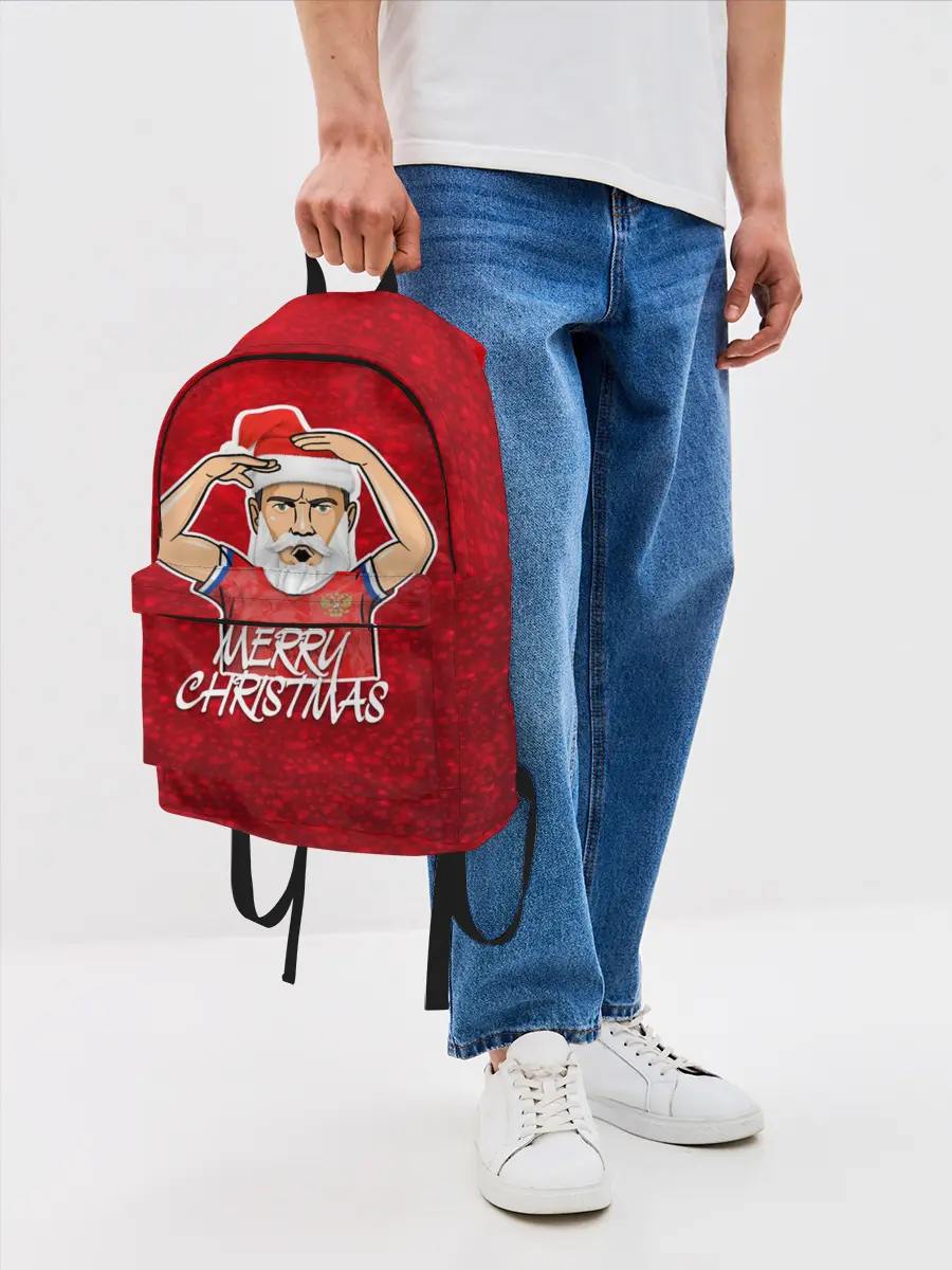 Рюкзак джинсовый / Новогодний Дзюба Russia