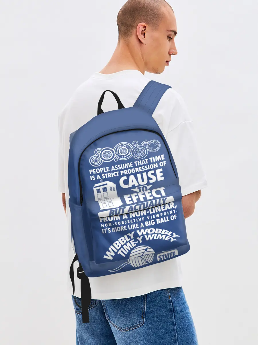 Рюкзак джинсовый / Doctor Who