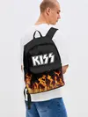 Рюкзак джинсовый / Kiss