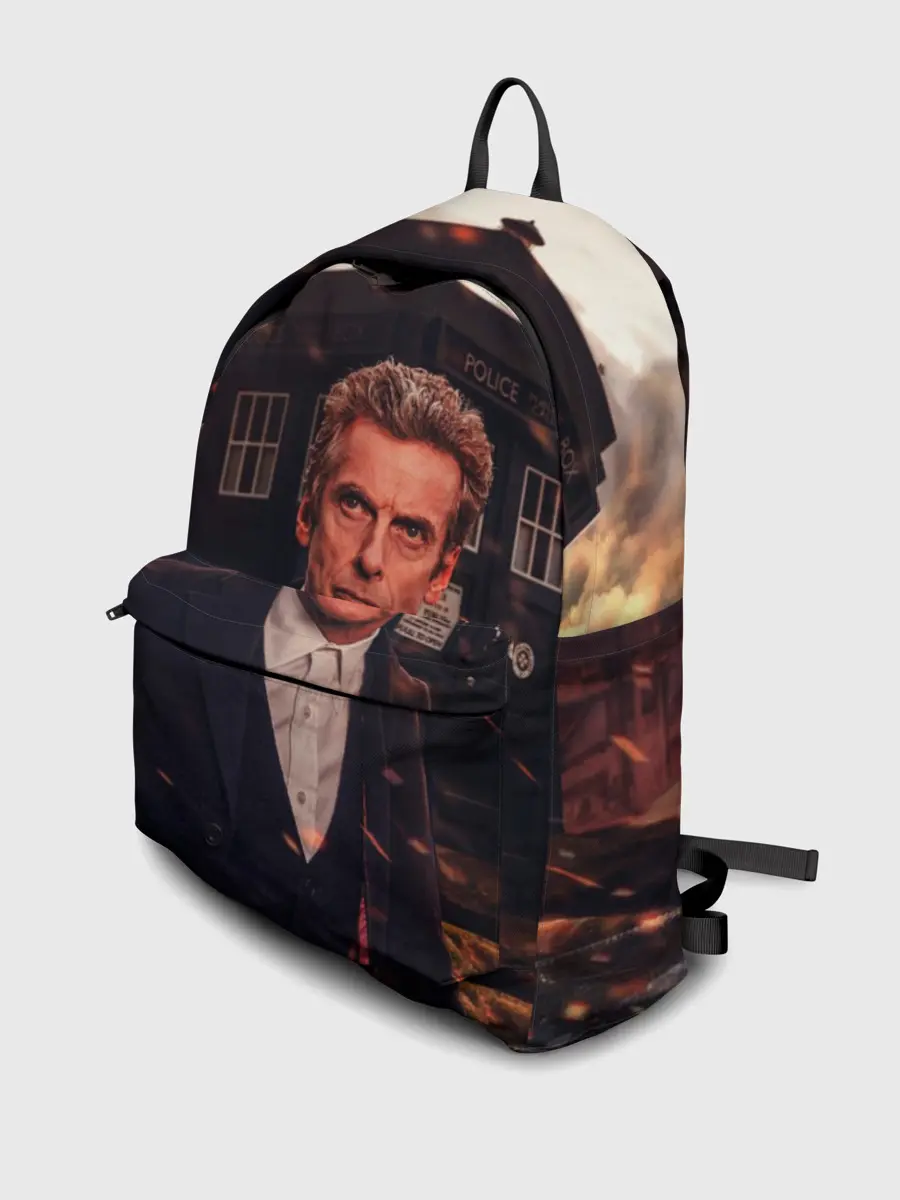 Рюкзак джинсовый / Доктор Кто