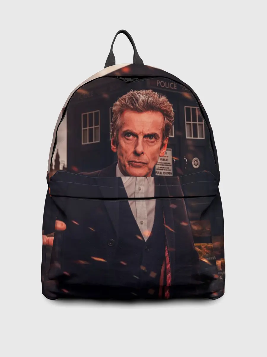 Рюкзак джинсовый / Доктор Кто