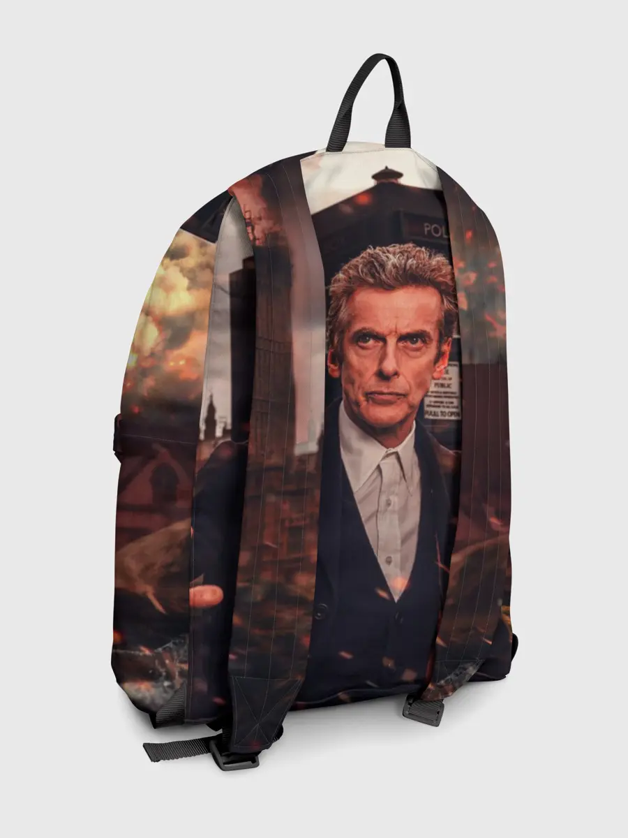 Рюкзак джинсовый / Доктор Кто