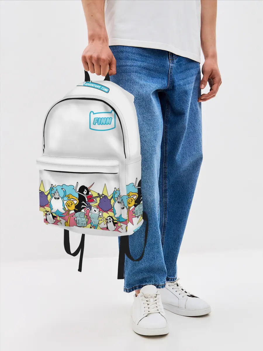 Рюкзак джинсовый / Finn Adventure Time