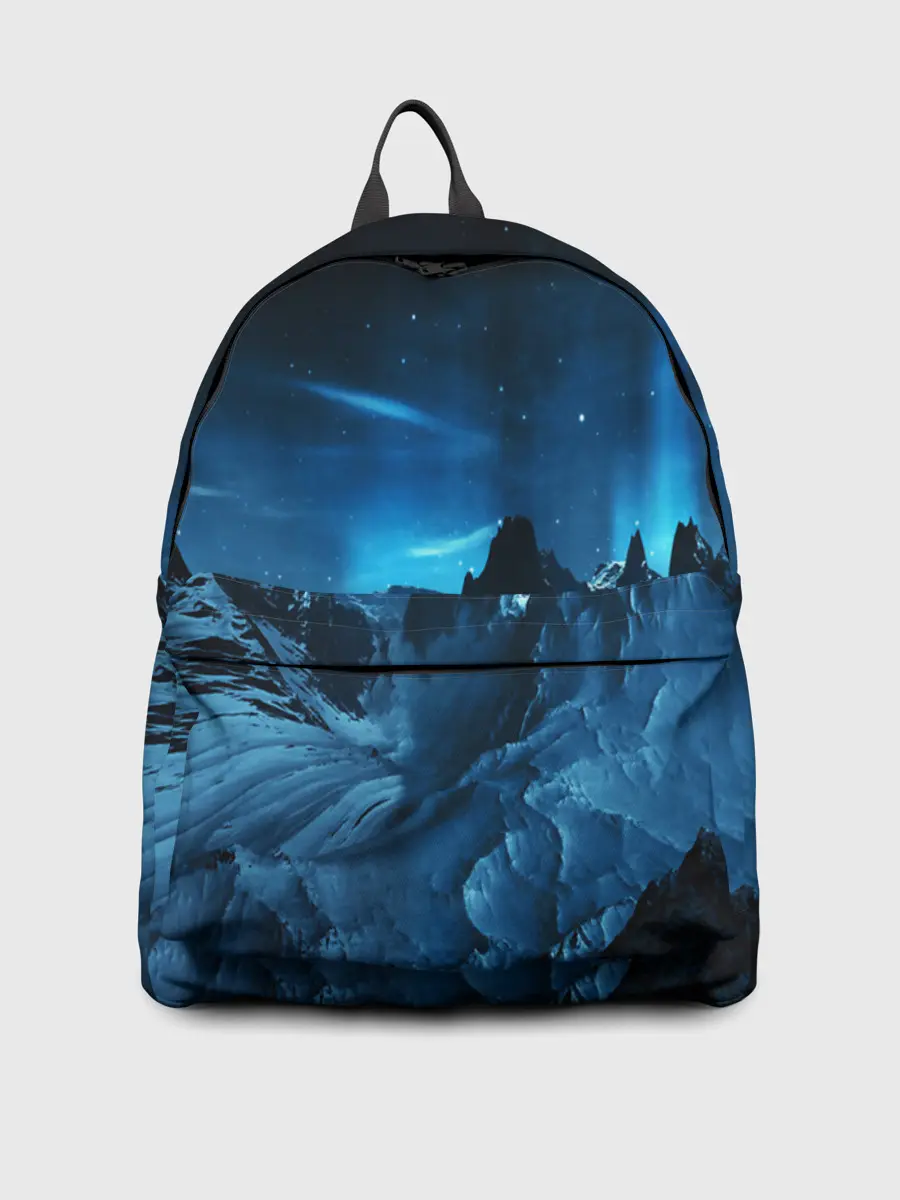 Рюкзак джинсовый / Северное сияние