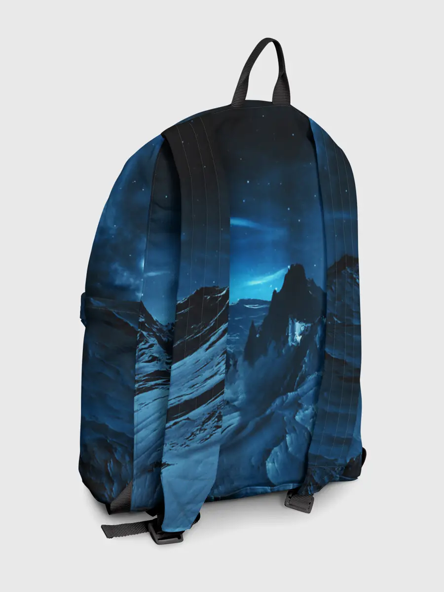 Рюкзак джинсовый / Северное сияние