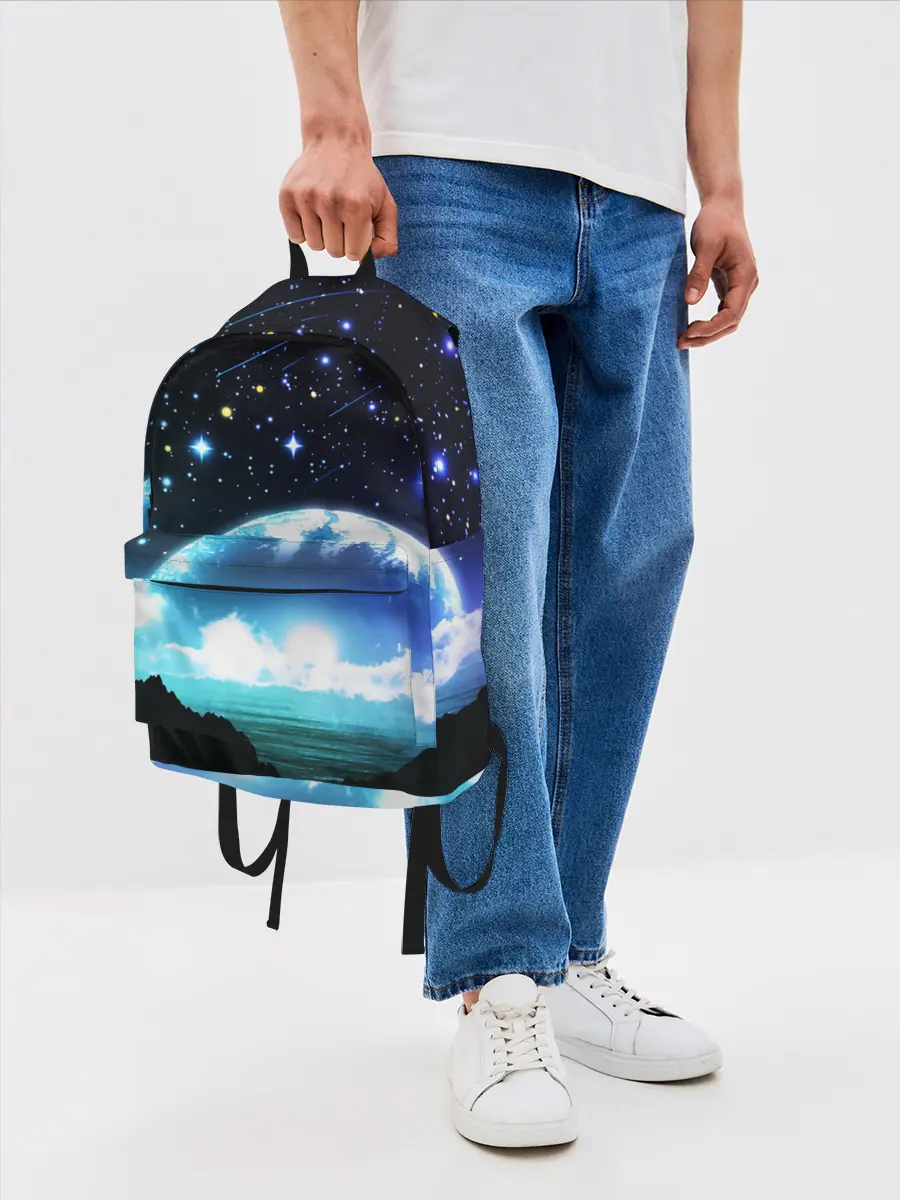 Рюкзак джинсовый / ЛУНА