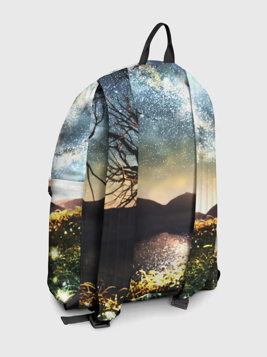 Рюкзак джинсовый / Ночь в горах