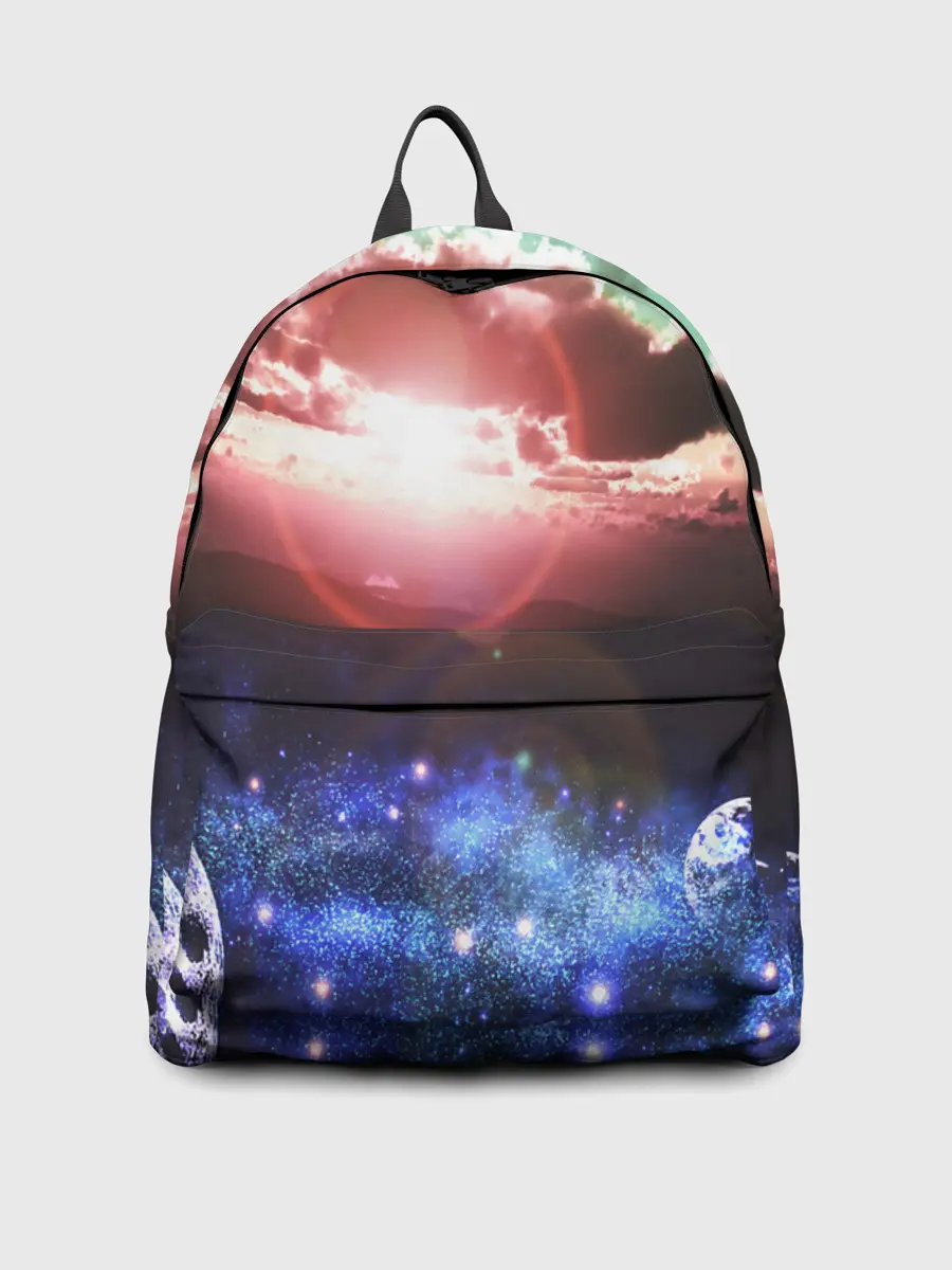 Рюкзак джинсовый / ЗАКАТ НОЧНОЙ