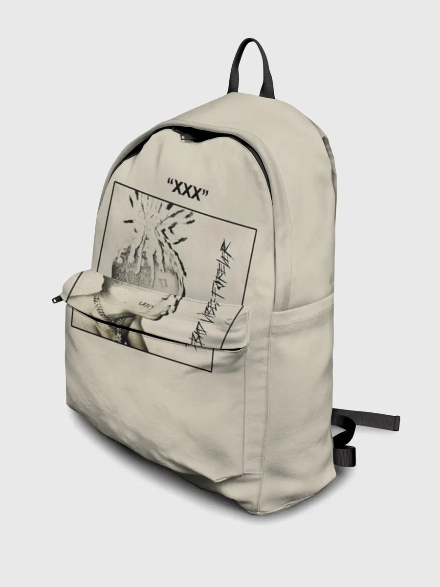 Рюкзак джинсовый / XXXTENTACION BAD VIBES FOREVER