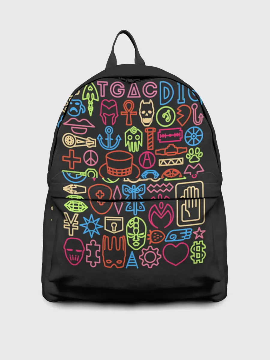 Рюкзак джинсовый / Приключения ДжоДжо