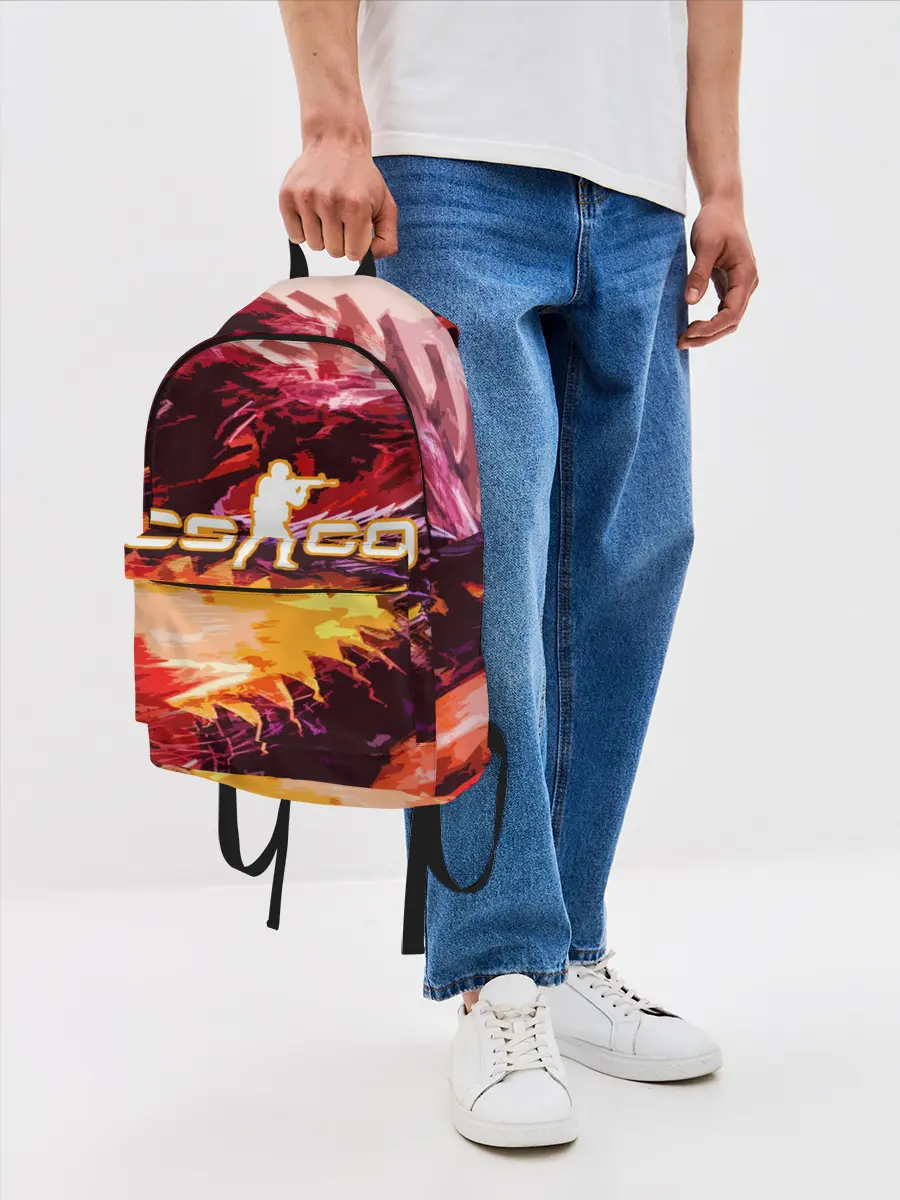 Рюкзак джинсовый / CS GO