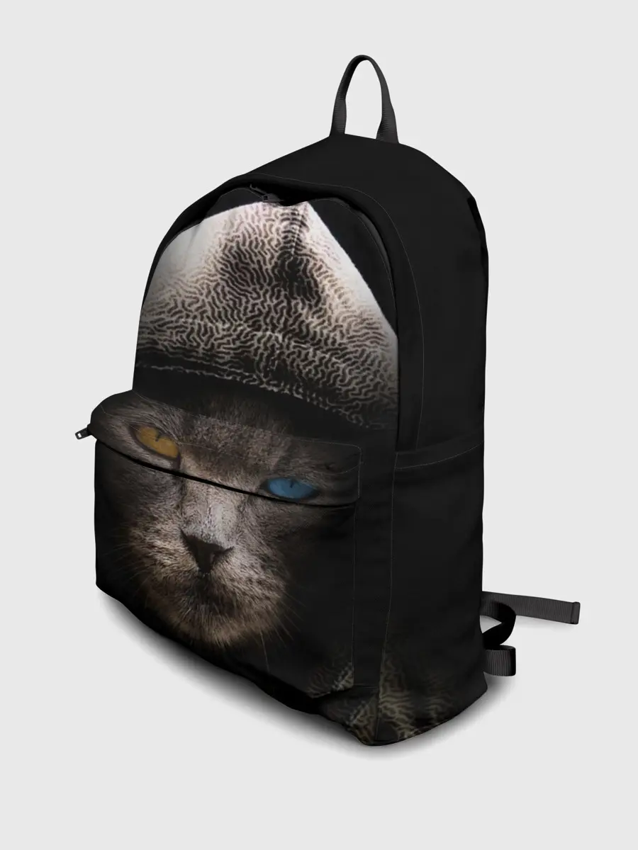 Рюкзак джинсовый / Уличный кот