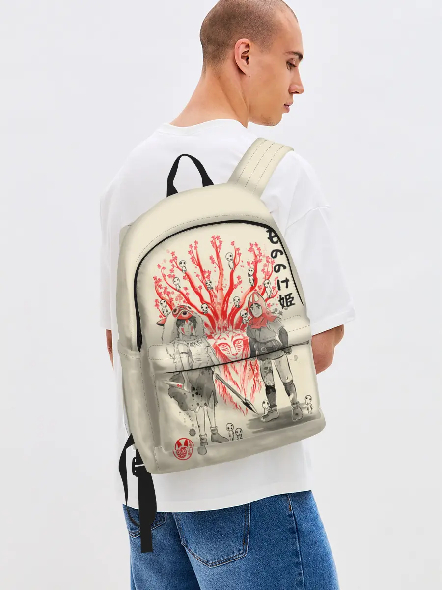 Рюкзак джинсовый / Принцесса Мононоке