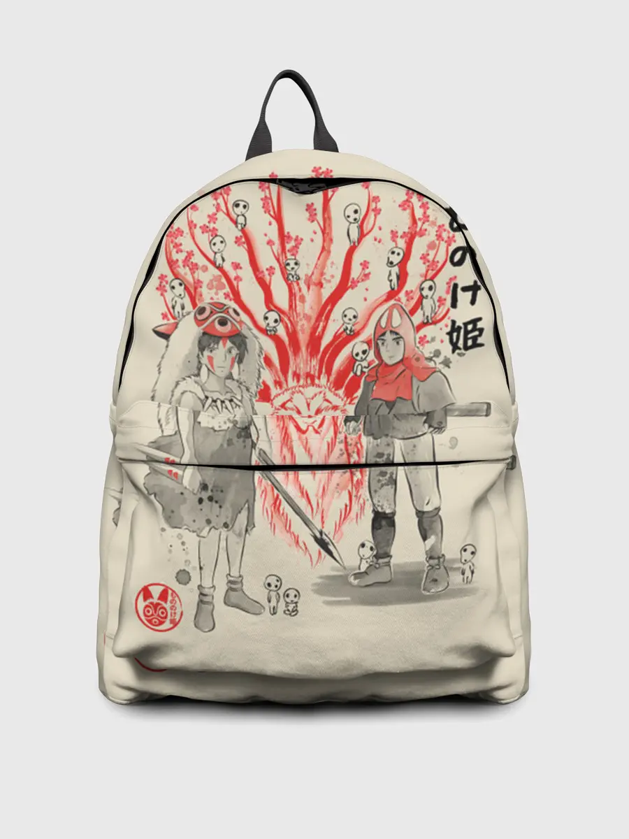 Рюкзак джинсовый / Принцесса Мононоке