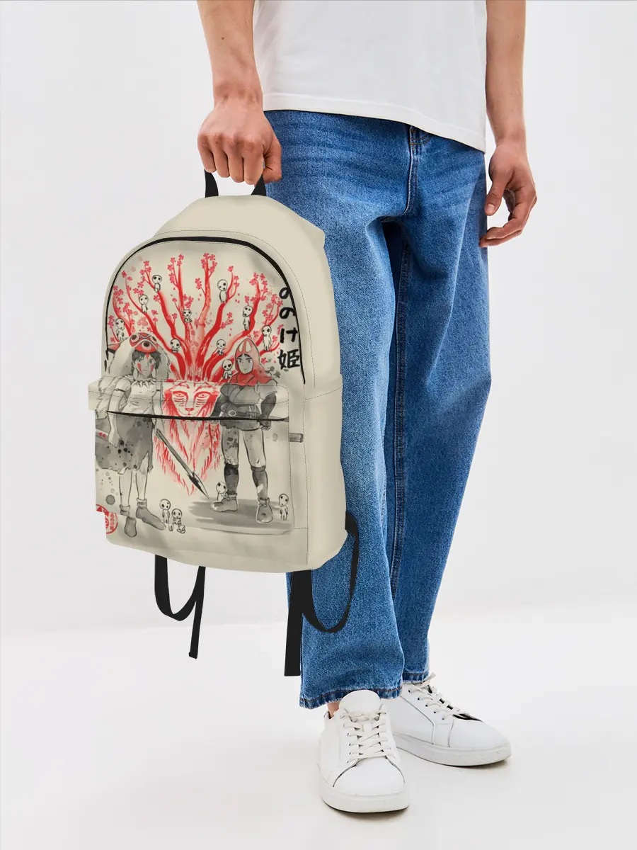 Рюкзак джинсовый / Принцесса Мононоке