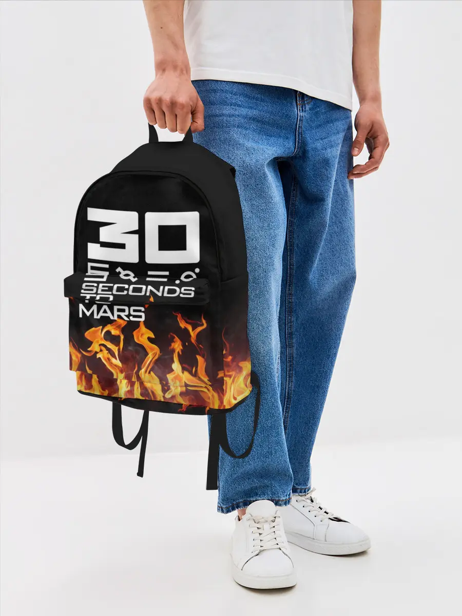 Рюкзак джинсовый / 30 Seconds To Mars