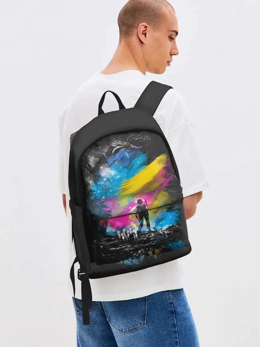 Рюкзак джинсовый / Принцесса Мононоке