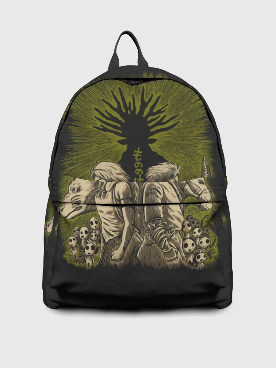 Рюкзак джинсовый / Принцесса Мононоке