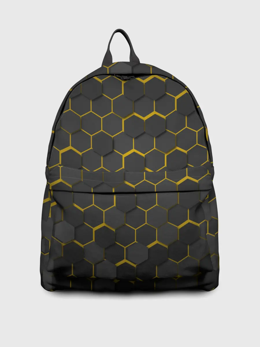 Рюкзак джинсовый / OCTAGON желтый