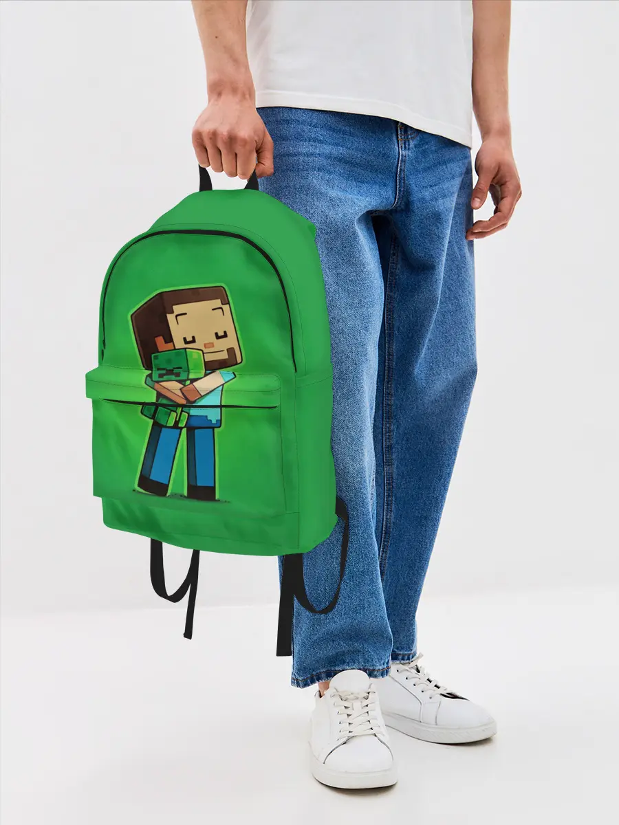 Рюкзак джинсовый / MINECRAFT
