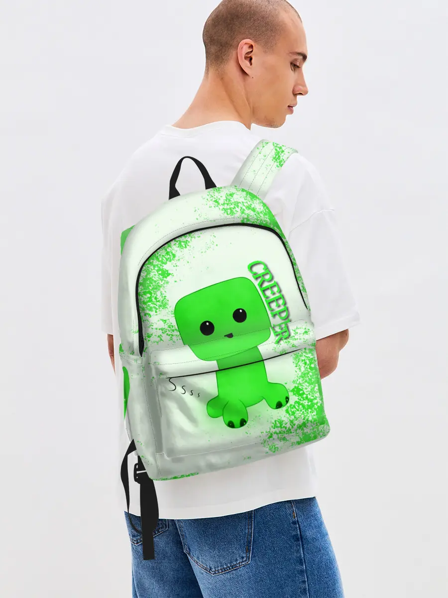 Рюкзак джинсовый / MINECRAFT CREEPER