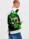 Рюкзак джинсовый / MINECRAFT CREEPER