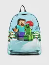 Рюкзак джинсовый / MINECRAFT НОВОГОДНИЙ