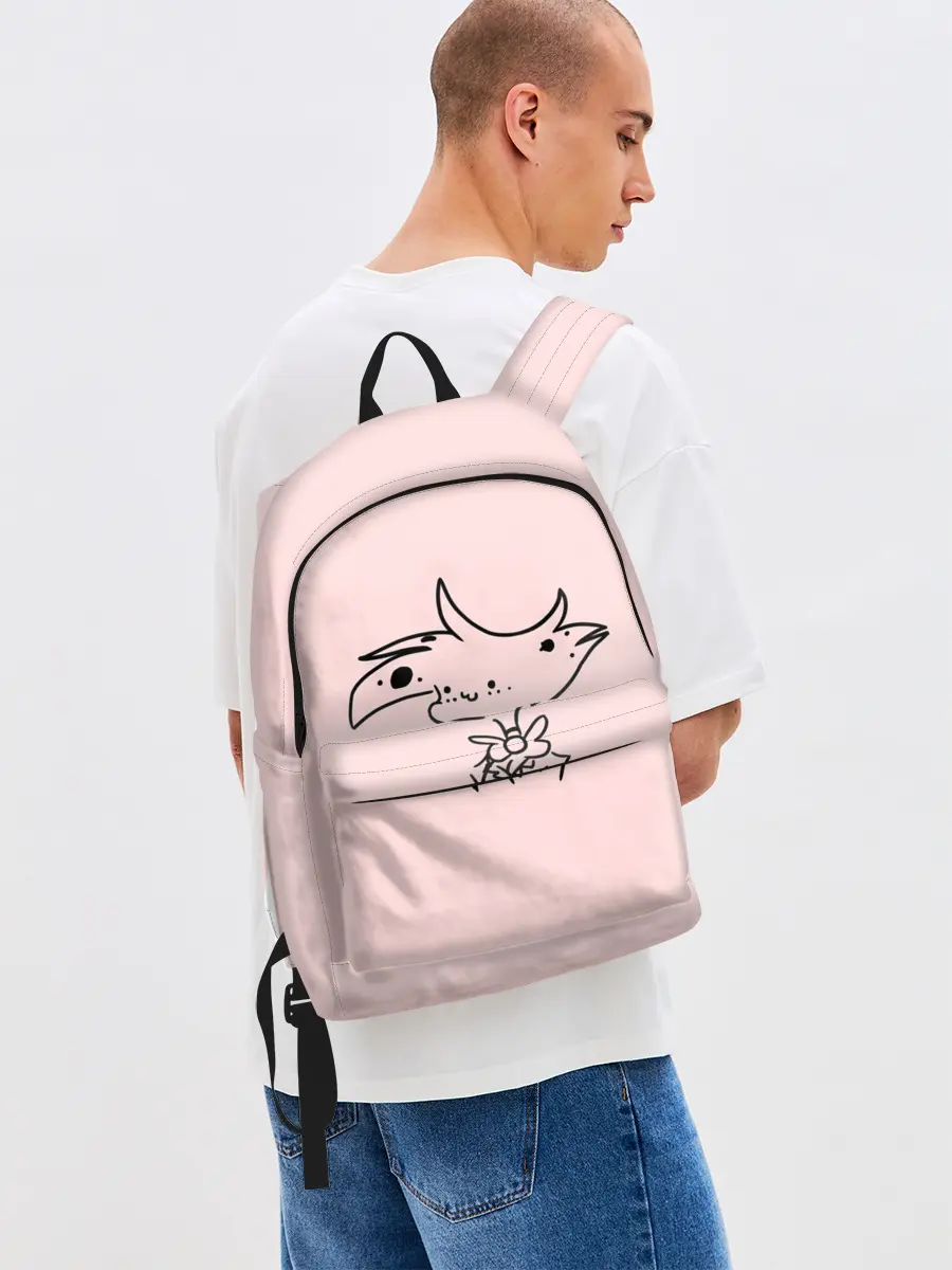 Рюкзак джинсовый / Отель Хазбин