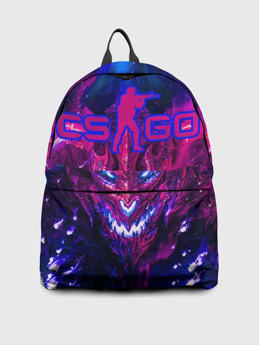 Рюкзак джинсовый / CS GO + текстура ТОП