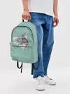 Рюкзак джинсовый / Billie Eilish Mint Art