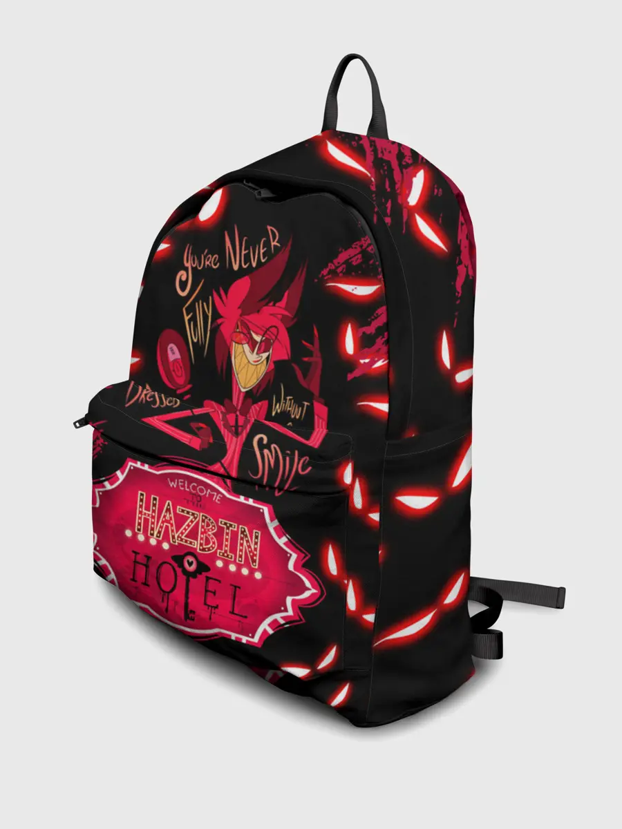 Рюкзак джинсовый / HAZBIN HOTEL ALASTOR.