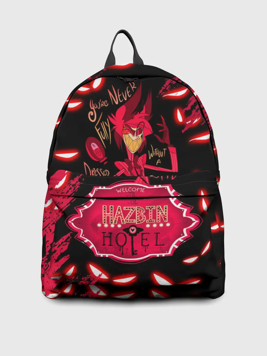 Рюкзак джинсовый / HAZBIN HOTEL ALASTOR.