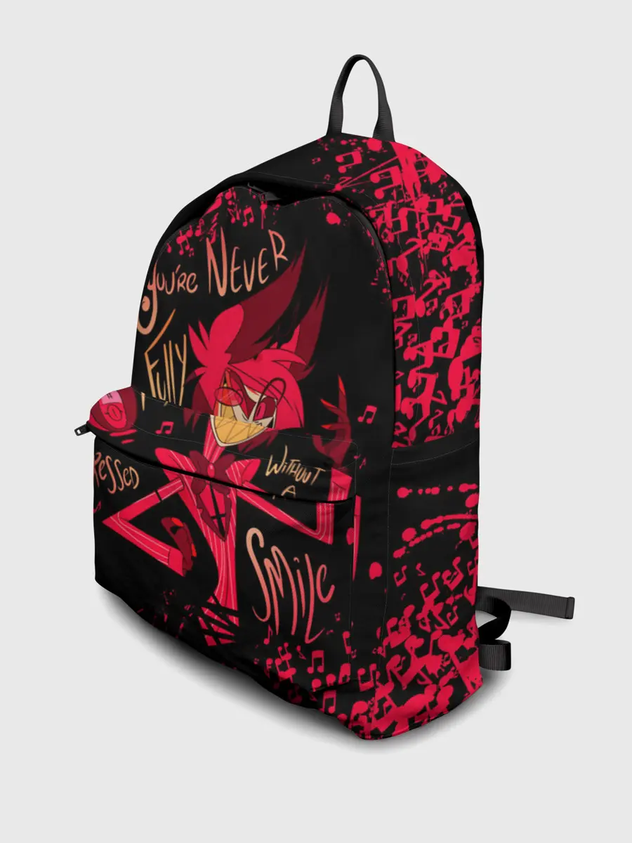 Рюкзак джинсовый / HAZBIN HOTEL ALASTOR.