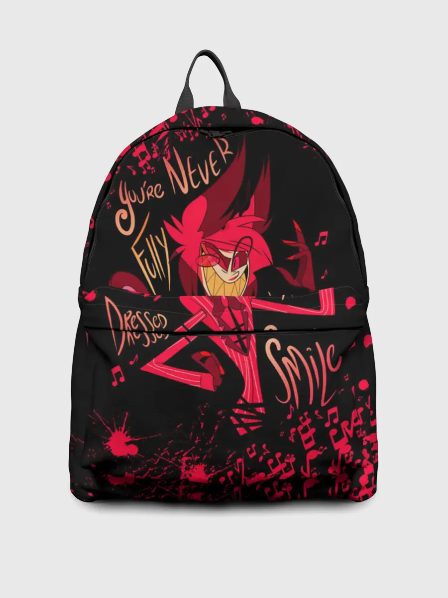 Рюкзак джинсовый / HAZBIN HOTEL ALASTOR.