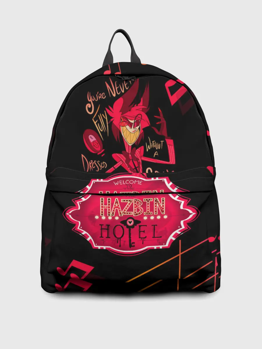 Рюкзак джинсовый / HAZBIN HOTEL ALASTOR.