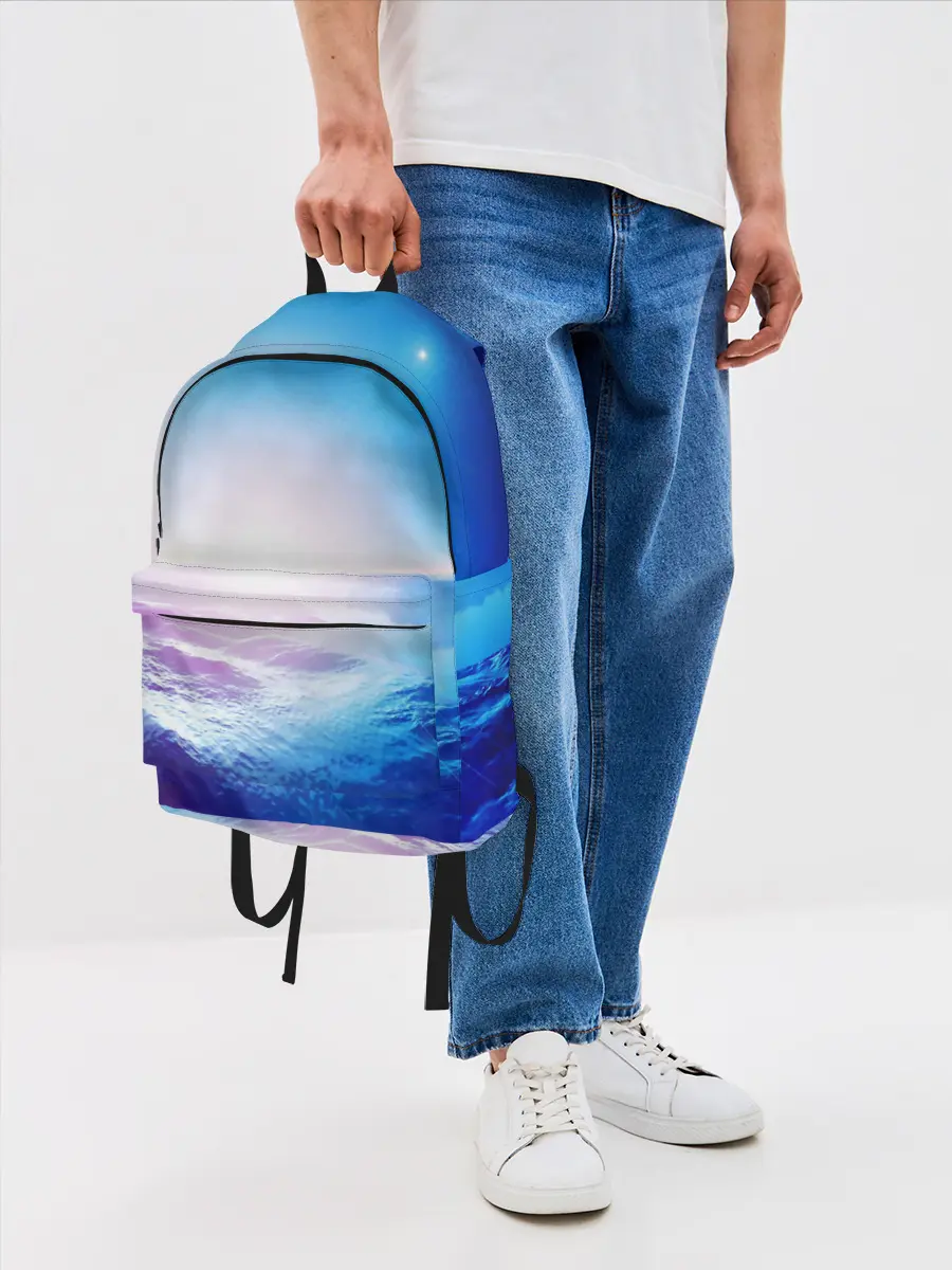 Рюкзак джинсовый / ЛУНА