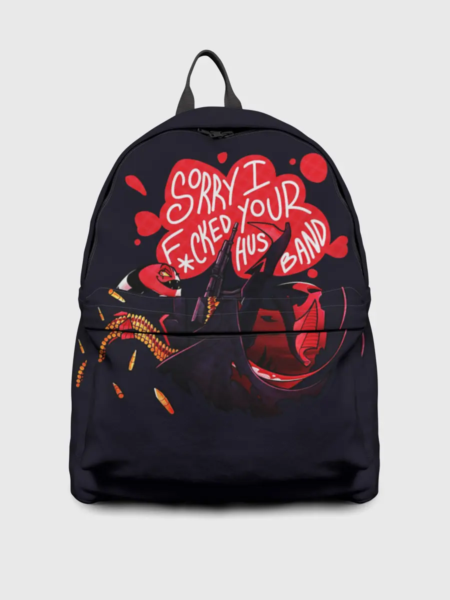 Рюкзак джинсовый / Отель Хазбин