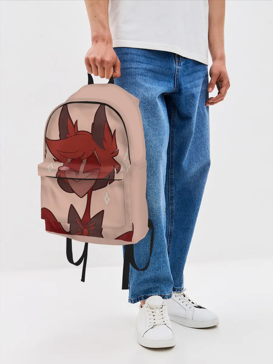 Рюкзак джинсовый / Отель Хазбин