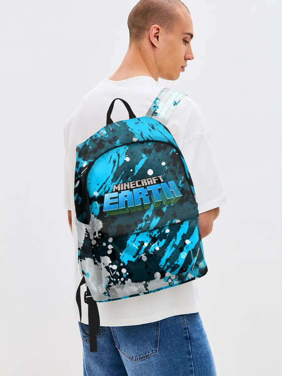 Рюкзак джинсовый / Minecraft / Майнкрафт