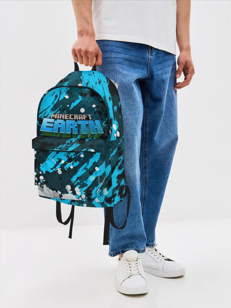 Рюкзак джинсовый / Minecraft / Майнкрафт